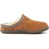 DREAM PAIRS Mens MUFFY_01 Scuff Slip on Fuzzy Faux Wool Lining Warm Indoor Outdoor House Slippers Tan ，Size 10