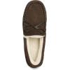 DREAM PAIRS Men’s Moccasin Slippers Fuzzy Plush House Shoes Indoor Outdoor Fleece Lining Loafers(Brown)
