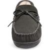 DREAM PAIRS Men’s Moccasin Slippers Fuzzy Plush House Shoes Indoor Outdoor Fleece Lining Loafers(Grey)