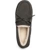 DREAM PAIRS Men’s Moccasin Slippers Fuzzy Plush House Shoes Indoor Outdoor Fleece Lining Loafers(Grey)