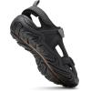 DREAM PAIRS Men’s Sandals Hiking Water Beach Sport Outdoor Athletic Arch Support Summer Sandals(Black)