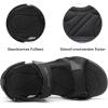 DREAM PAIRS Men’s Sandals Hiking Water Beach Sport Outdoor Athletic Arch Support Summer Sandals(Black)