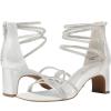 DREAM PAIRS Women’s Block Chunky Rhinestone Low Heels Square Toe Sparkly Dressy Ankle Strap Heels Sandals(Silver/Rhinestone)