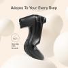 DREAM PAIRS Women’s Chunky Closed Toe Low Block Heels Work Pumps Comfortable Round Toe Dress Wedding Shoes(Black)