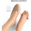 DREAM PAIRS Women’s Chunky Closed Toe Low Block Heels Work Pumps Comfortable Round Toe Dress Wedding Shoes(Nude)