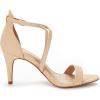DREAM PAIRS Women’s Dolce Fashion Stilettos Open Toe Pump Heel Sandals(Nude Nubuck)