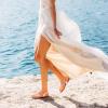 DREAM PAIRS Women’s Elastic Strappy String Thong Ankle Strap Summer Gladiator Sandals(Champagne/Gold)