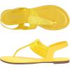 DREAM PAIRS Women’s Elastic Strappy String Thong Ankle Strap Summer Gladiator Sandals(Yellow/Glitter)