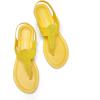 DREAM PAIRS Women’s Elastic Strappy String Thong Ankle Strap Summer Gladiator Sandals(Yellow/Glitter)