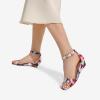 DREAM PAIRS Women’s Ingrid Ankle Strap Low Wedge Sandal(Floral)