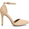 DREAM PAIRS Women’s Oppointed-Lacey Pointed Toe Ankle Strap High Heel Stiletto Pumps Wedding Dress Shoes(Nude/Nubuck)