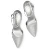 DREAM PAIRS Women’s Oppointed-Lacey Pointed Toe Ankle Strap High Heel Stiletto Pumps Wedding Dress Shoes(Silver/Glitter)