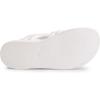 DREAM PAIRS Women’s SDFS2334W Women’s Strappy Flat Sandals Slip On Open Toe Comfot Slides for Summer White Size 9