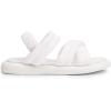 DREAM PAIRS Women’s SDFS2334W Women’s Strappy Flat Sandals Slip On Open Toe Comfot Slides for Summer White Size 9
