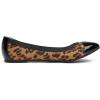 DREAM PAIRS Women’s Sole-Flex Ballerina Walking Flats Shoes(Leopard)