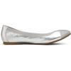 DREAM PAIRS Women’s Sole-Flex Ballerina Walking Flats Shoes(Silver)