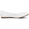 DREAM PAIRS Women’s Sole-Flex Ballerina Walking Flats Shoes(White)