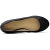 DREAM PAIRS Women’s Sole-Shine Rhinestone Ballet Flats Shoes(Black)