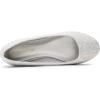 DREAM PAIRS Women’s Sole-Shine Rhinestone Ballet Flats Shoes(Silver)