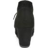 DREAM PAIRS Women’s Wedge Boots Casual Fashion Lace Up Low Heel Ankle Booties Shoes(Black)