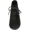 DREAM PAIRS Women’s Wedge Boots Casual Fashion Lace Up Low Heel Ankle Booties Shoes(Black)