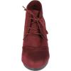 DREAM PAIRS Women’s Wedge Boots Casual Fashion Lace Up Low Heel Ankle Booties Shoes(Burgundy)