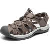 DREAM PAIRS Men’s 160912-M-NEW Adventurous Summer Outdoor Sandals(Brown/Black/Orange)