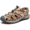 DREAM PAIRS Men’s 160912-M-NEW Adventurous Summer Outdoor Sandals(Khaki Yellow)