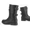 DREAM PAIRS Women’s Mid Calf Built-in Wallet Pocket Lace up Military Combat Boots(Black)