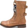 DREAM PAIRS Women’s Mid Calf Built-in Wallet Pocket Lace up Military Combat Boots(Terran-camel)