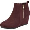 Burgundy/Suede