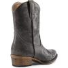 DREAM PAIRS Women’s Cowboy Cowgirl Western Ankle Boots Low Chunky Heels Square Toe Fall Short Booties Shoes(Grey)