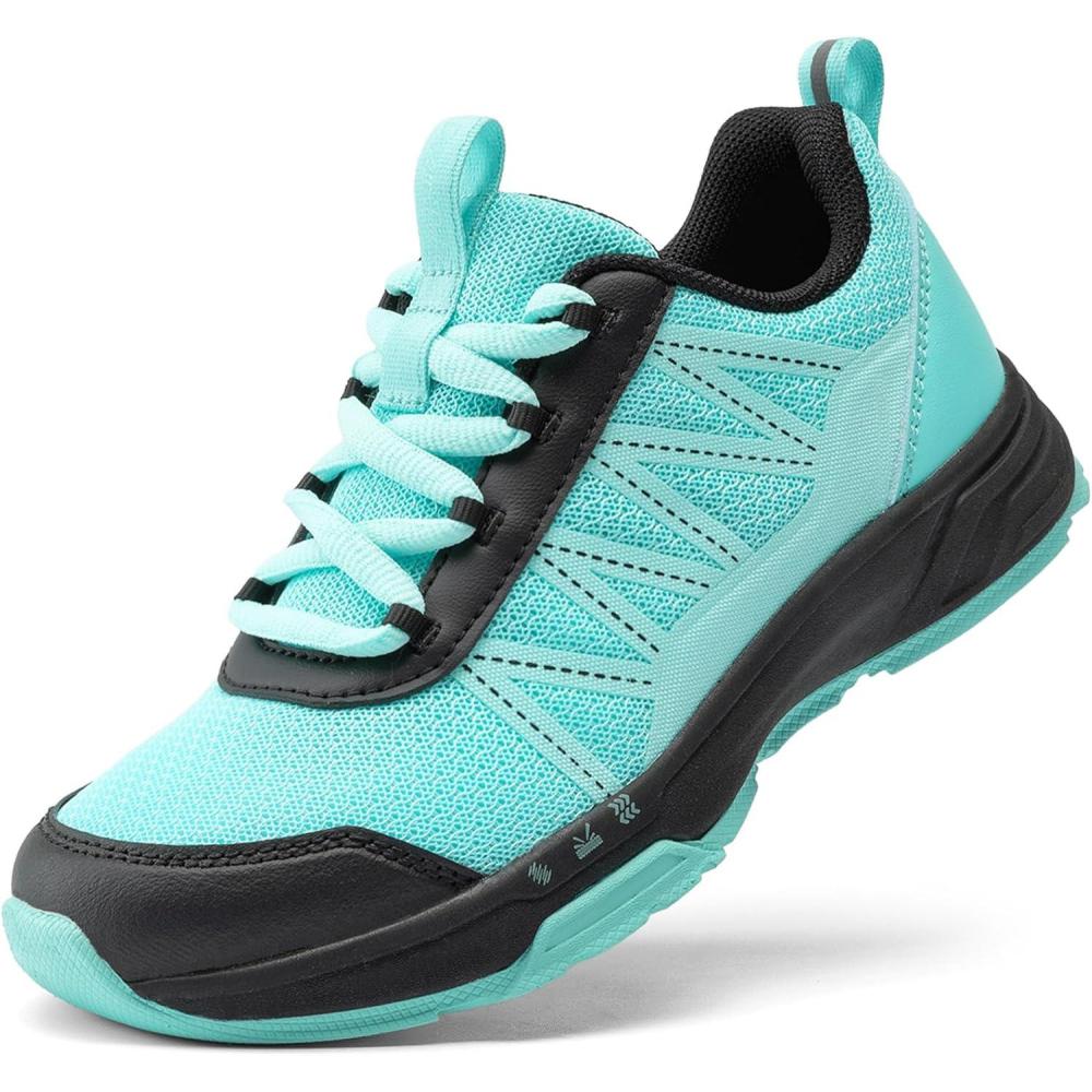 imageDREAM PAIRS Boys Girls Shoes Kids DuraPlay Tennis Footwear Non Slip Athletic Running Walking Lightweight Lace Up Sneakers for LittleBig KidLight Blue