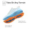 DREAM PAIRS Boys Girls Shoes Kids DuraPlay Tennis Footwear Non Slip Athletic Running Walking Lightweight Lace Up Sneakers for Little/Big Kid(Blue/Orange)