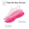 DREAM PAIRS Boys Girls Shoes Kids DuraPlay Tennis Footwear Non Slip Athletic Running Walking Lightweight Lace Up Sneakers for Little/Big Kid(Hot Pink)