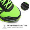 DREAM PAIRS Boys Girls Shoes Kids DuraPlay Tennis Footwear Non Slip Athletic Running Walking Lightweight Lace Up Sneakers for Little/Big Kid(Neon Green/Black)