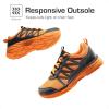 DREAM PAIRS Boys Girls Shoes Kids DuraPlay Tennis Footwear Non Slip Athletic Running Walking Lightweight Lace Up Sneakers for Little/Big Kid(Orange/Black)