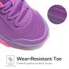 DREAM PAIRS Boys Girls Shoes Kids DuraPlay Tennis Footwear Non Slip Athletic Running Walking Lightweight Lace Up Sneakers for Little/Big Kid(Purple)