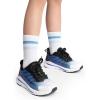 DREAM PAIRS Boys Girls Shoes Kids Tennis Athletic Running Footwear Lace Up Walking DuraPlay Breathable Lightweight Sneakers for Little/Big Kid(Black/Blue)