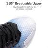 DREAM PAIRS Boys Girls Shoes Kids Tennis Athletic Running Footwear Lace Up Walking DuraPlay Breathable Lightweight Sneakers for Little/Big Kid(Black/Blue)