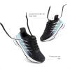 DREAM PAIRS Boys Girls Shoes Kids Tennis Athletic Running Footwear Lace Up Walking DuraPlay Breathable Lightweight Sneakers for Little/Big Kid(Black/Light Green)