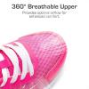 DREAM PAIRS Boys Girls Shoes Kids Tennis Athletic Running Footwear Lace Up Walking DuraPlay Breathable Lightweight Sneakers for Little/Big Kid(Hot Pink)