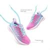 DREAM PAIRS Boys Girls Shoes Kids Tennis Athletic Running Footwear Lace Up Walking DuraPlay Breathable Lightweight Sneakers for Little/Big Kid(Purple/Pink)