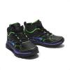 DREAM PAIRS Kids Shoes Hiking Boots Boys Girls High-Top Shoes Outdoors DuraPlay Lace-Up Lightweight Hiking Sneakers(Black/Blue/Green)