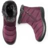 DREAM PAIRS Winter Boots for Women Warm Fur Lined with Zipper Flat Ankle Boots Comfortable Lightweight Outdoor Indoor Booties(Purple)
