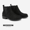 DREAM PAIRS Women’s Ankle Boots Chunky Low Heel Chelsea Booties Slip On Elastic Fall Short Boots(Black)
