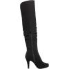 DREAM PAIRS Women’s HIGHPLAT Black Chunky Thigh High Over The Knee High Heel Boots(Sarah-black/Nubuck)