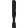 DREAM PAIRS Women’s HIGHPLAT Black Chunky Thigh High Over The Knee High Heel Boots(Sarah-black/Nubuck)