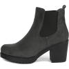 DREAM PAIRS Women’s High Chunky Heel Chelsea Ankle Boots Slip On Elastic Fall Heeled Booties Shoes(Grey)