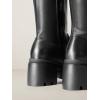 DREAM PAIRS Women’s Knee High Boots, Platform Over The Knee High Chunky Heel Fashion Boots for Women(Black-pu)